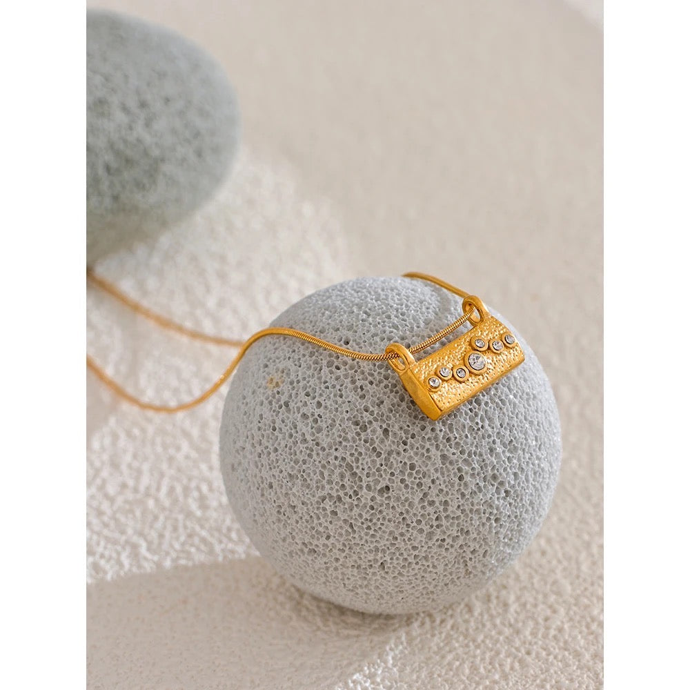 Mini Box Sling necklace