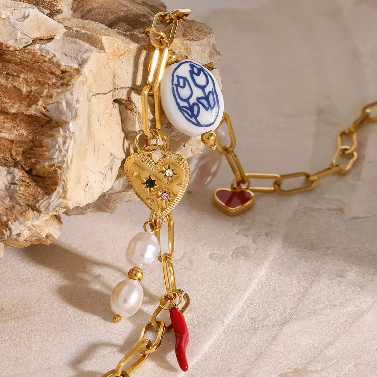 Spice & Heat Charm Necklace