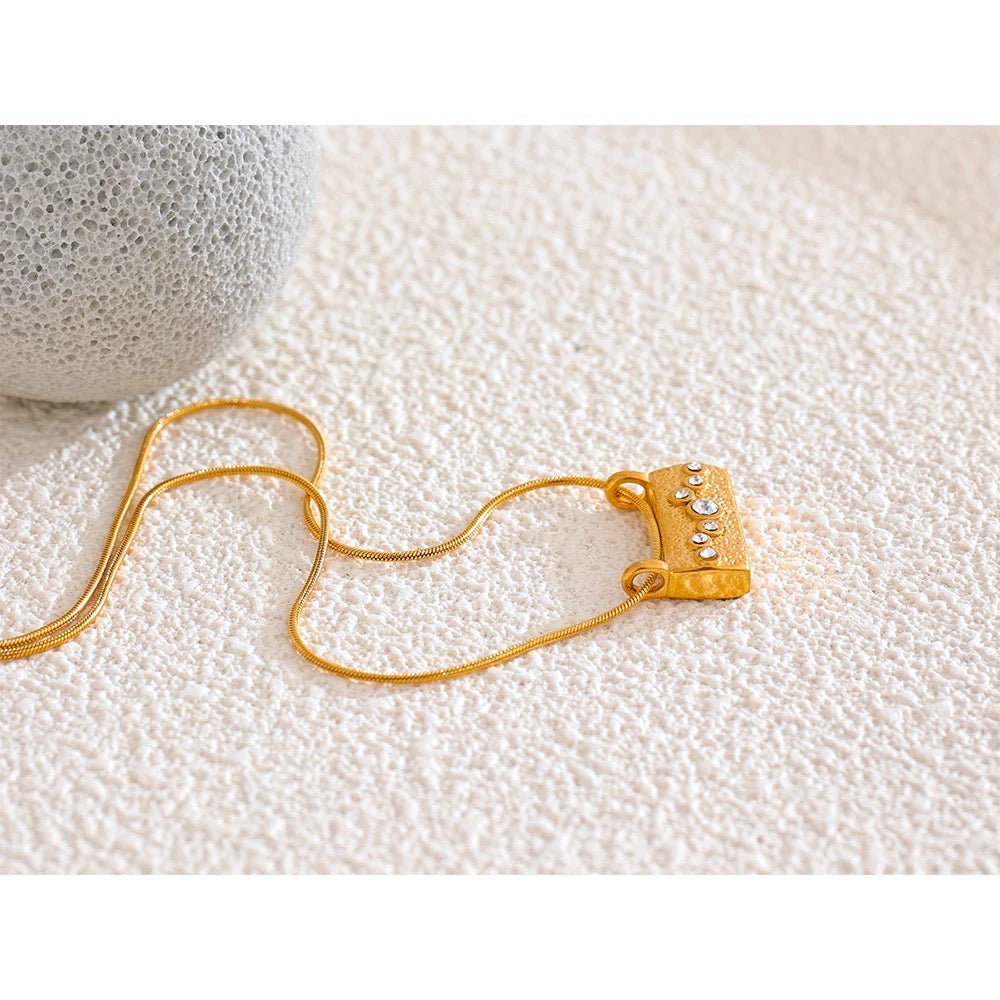 Mini Box Sling necklace