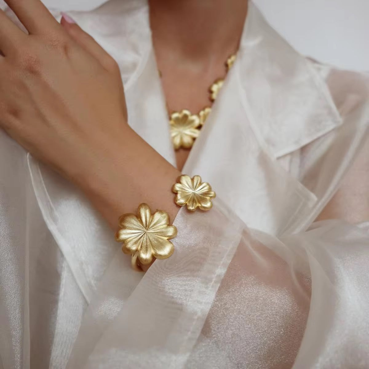 Petal Cuff Bracelet