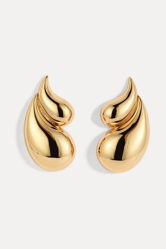 Dual chunky Vintage Drop Earrings