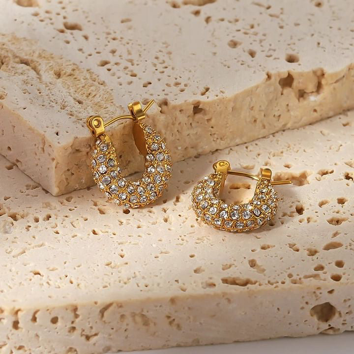 Zircon Diamond Earrings