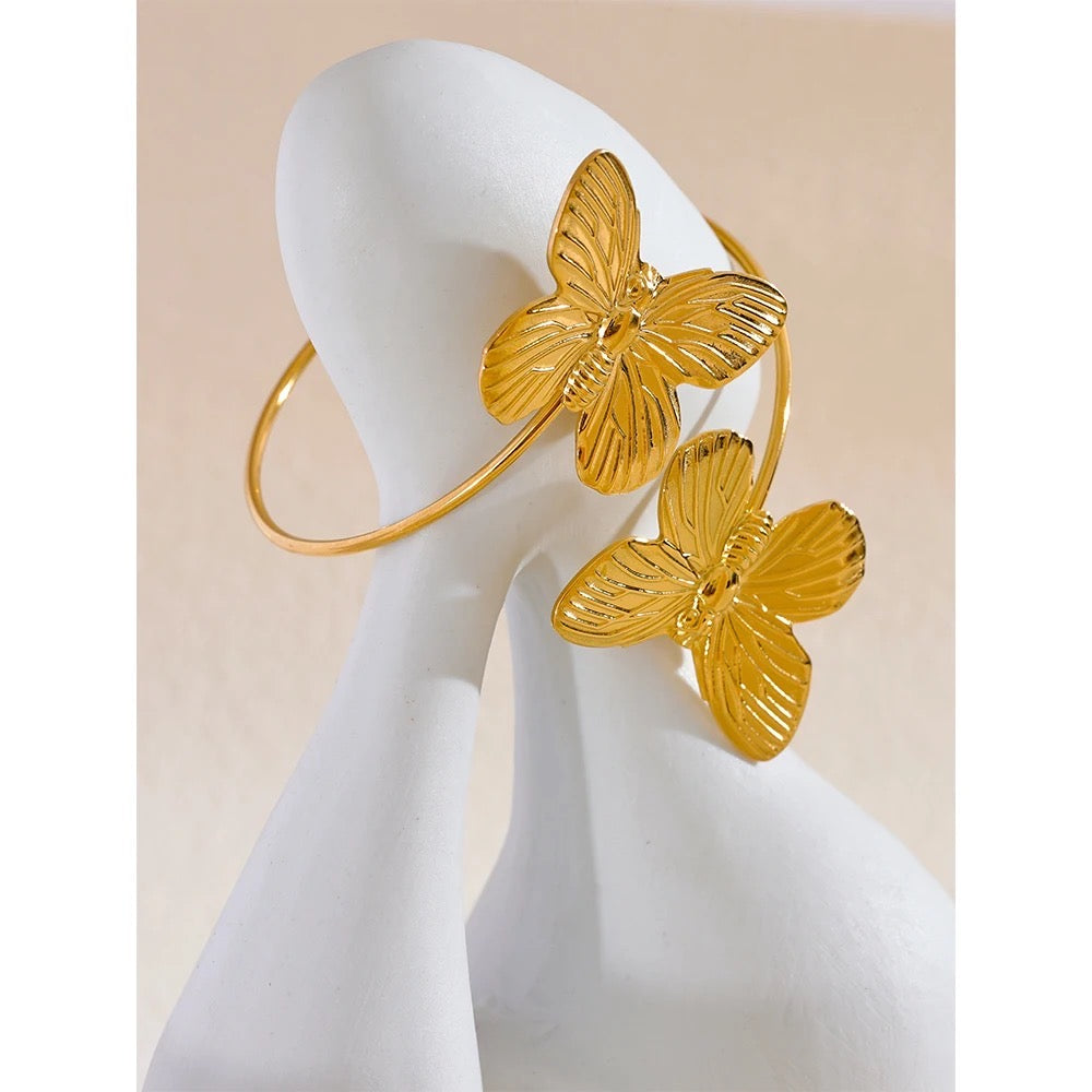 Dual Butterfly Bracelet