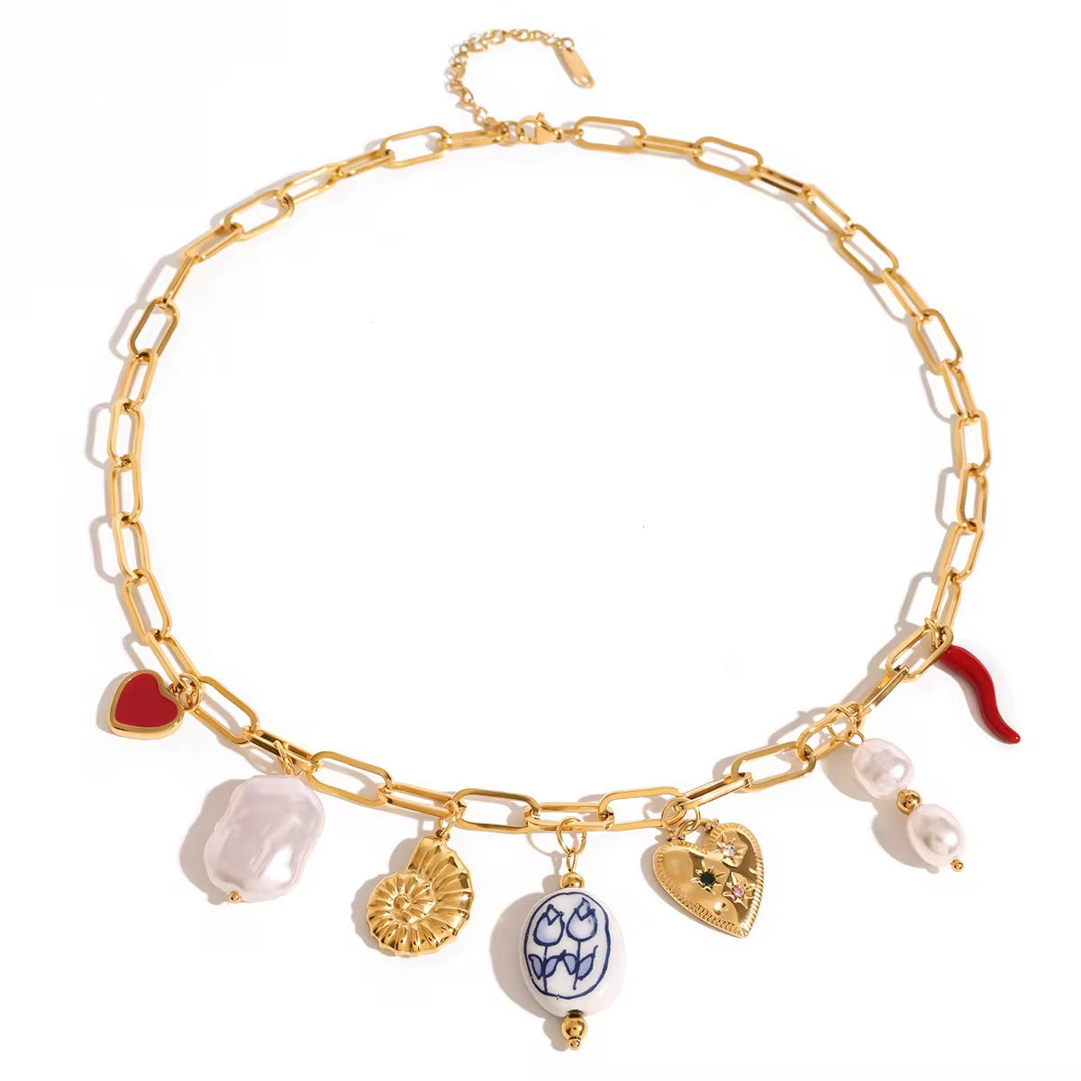 Spice & Heat Charm Necklace