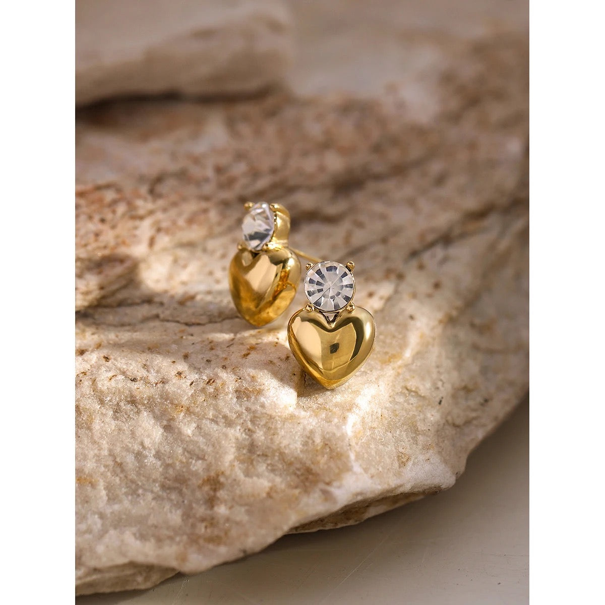 Dimand Heart Earring