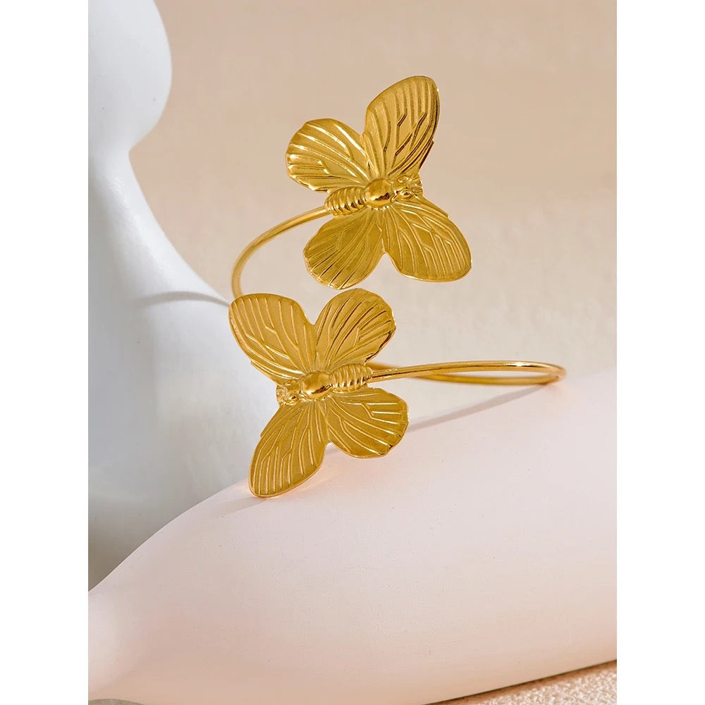 Dual Butterfly Bracelet