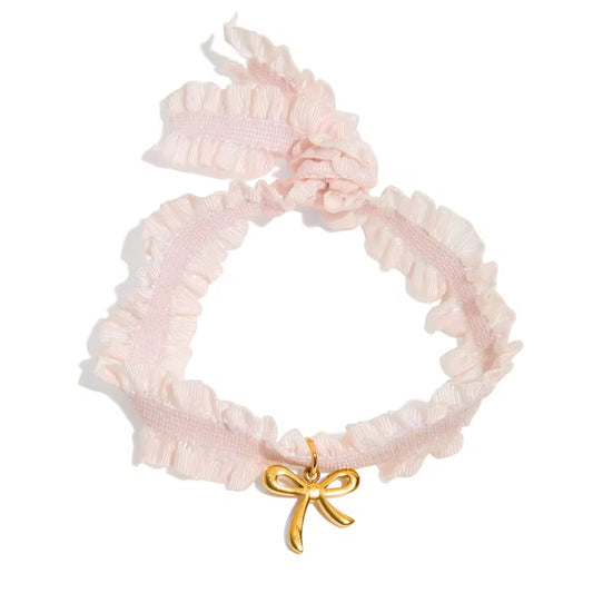 Blush Bow Bracelet