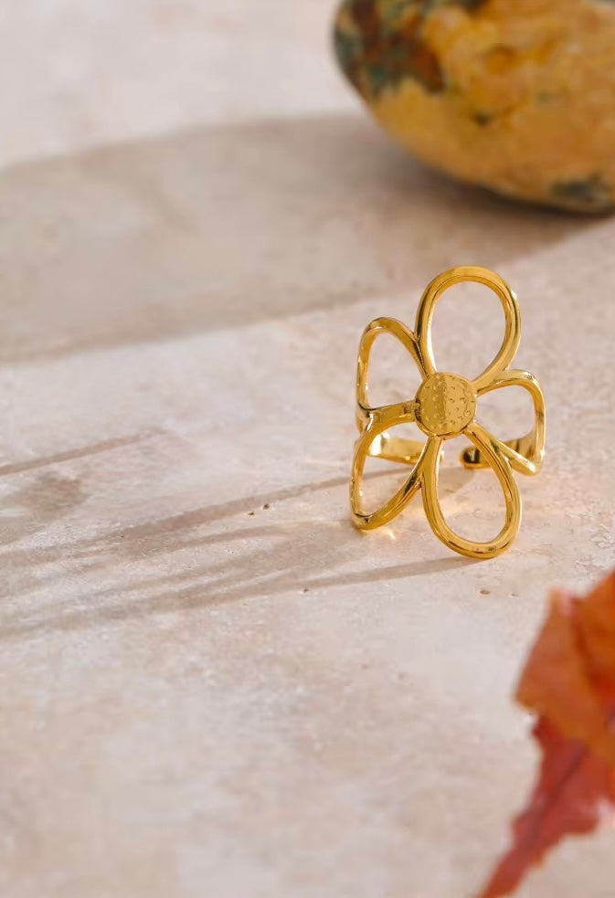 Daisy Flower Rings