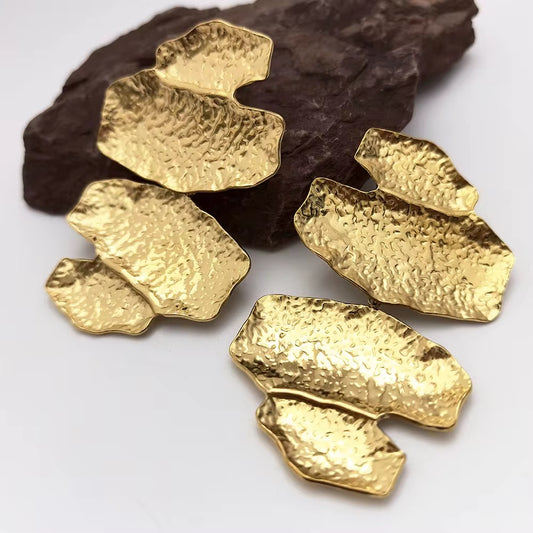 Hammered Chunky Earrings