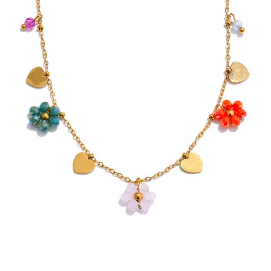 Crystal Blossom Necklace