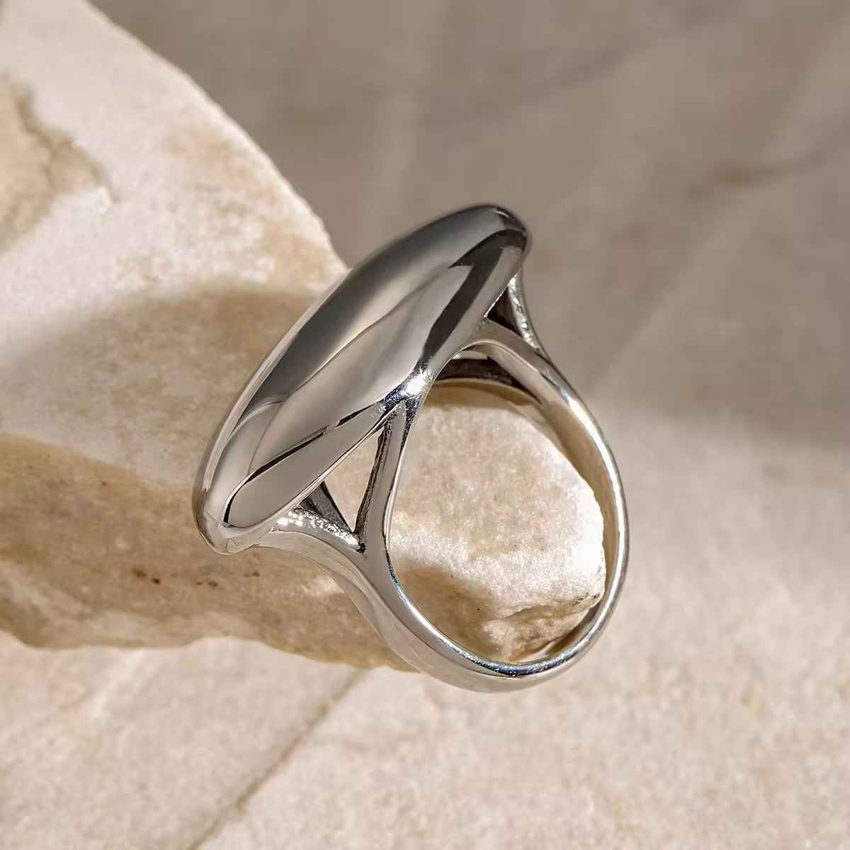 Boat Ring Silver