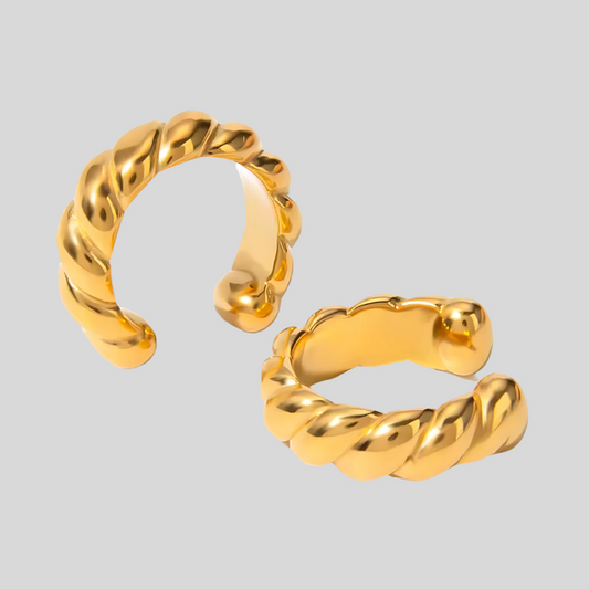 Twisted Gold Ear Cuff