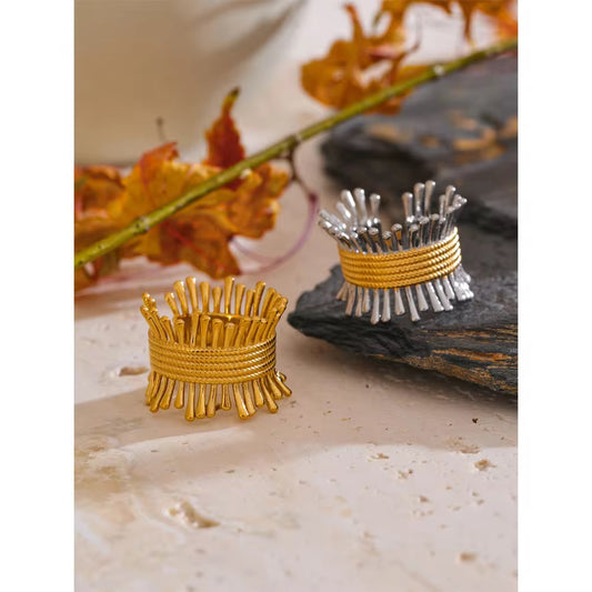 Tiara Crown Gold Ring