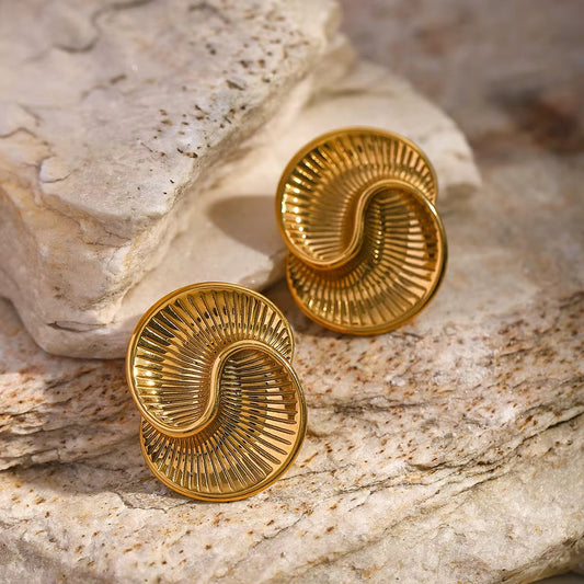 Spiral Chunky Earrings