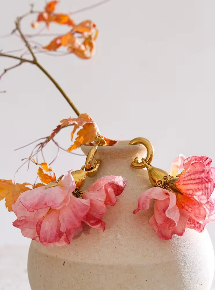 Floral Petal Earrings