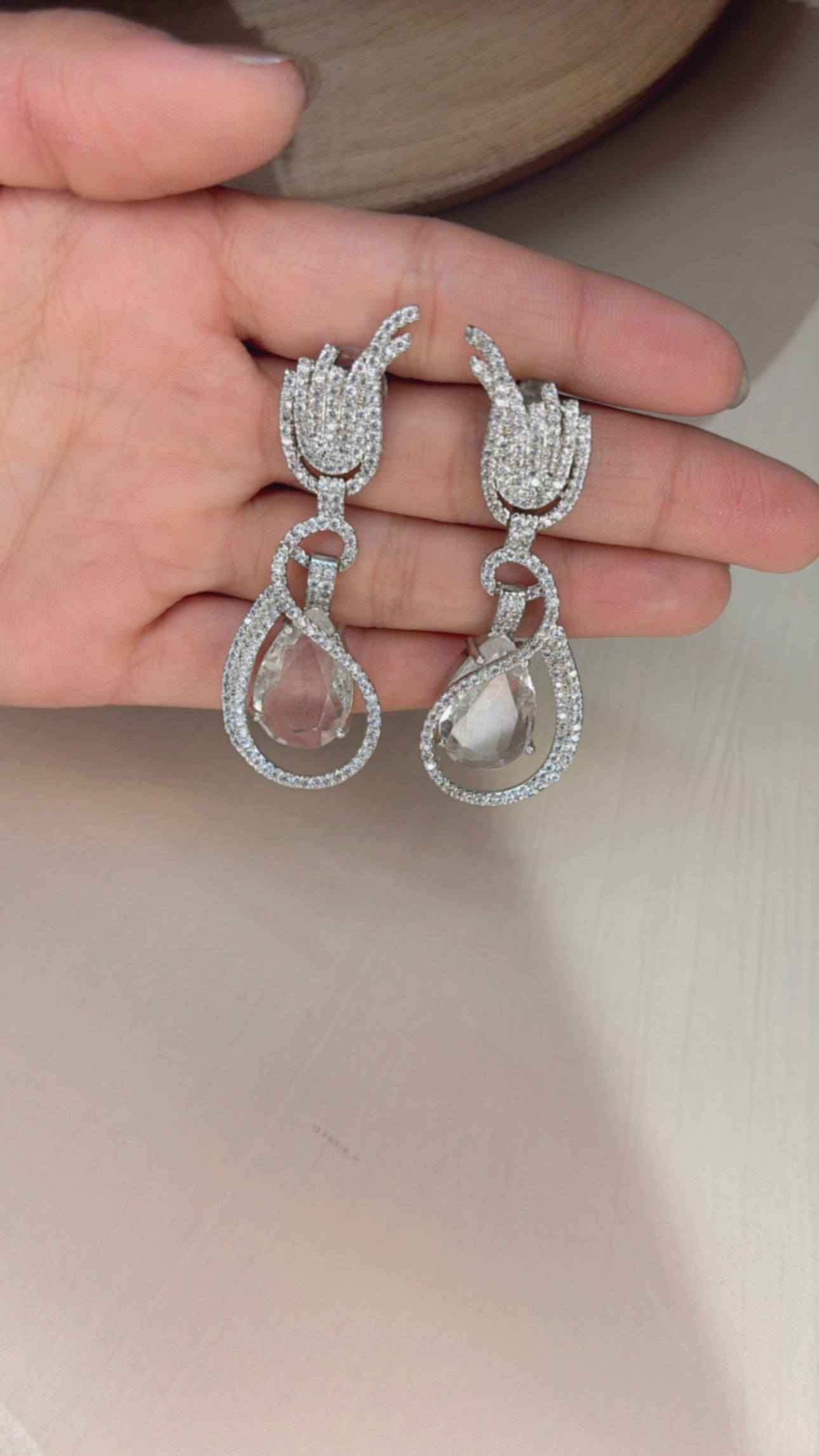Crivelli’s Rhinestone Earrings