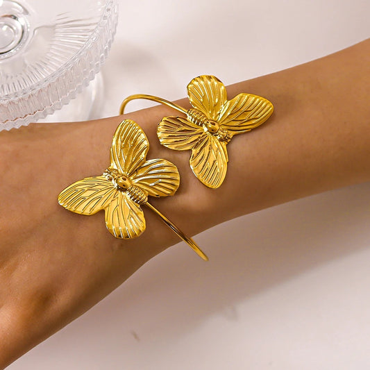 Dual Butterfly Bracelet