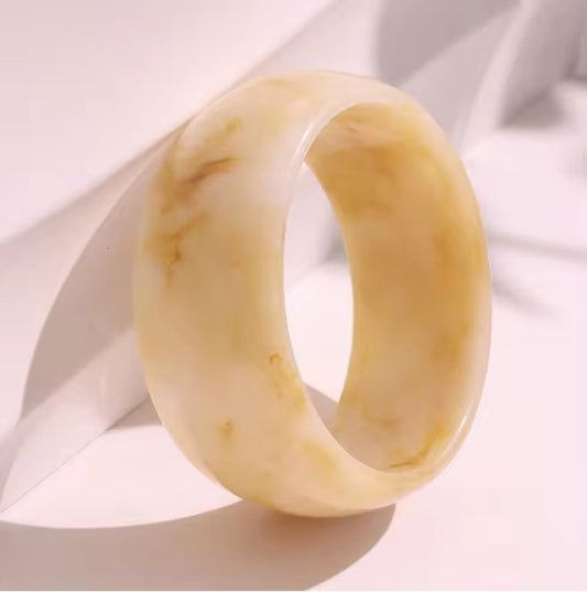 White Chunky Resin Bracelet