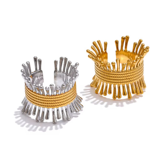 Tiara Crown Gold Ring