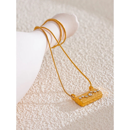 Mini Box Sling necklace