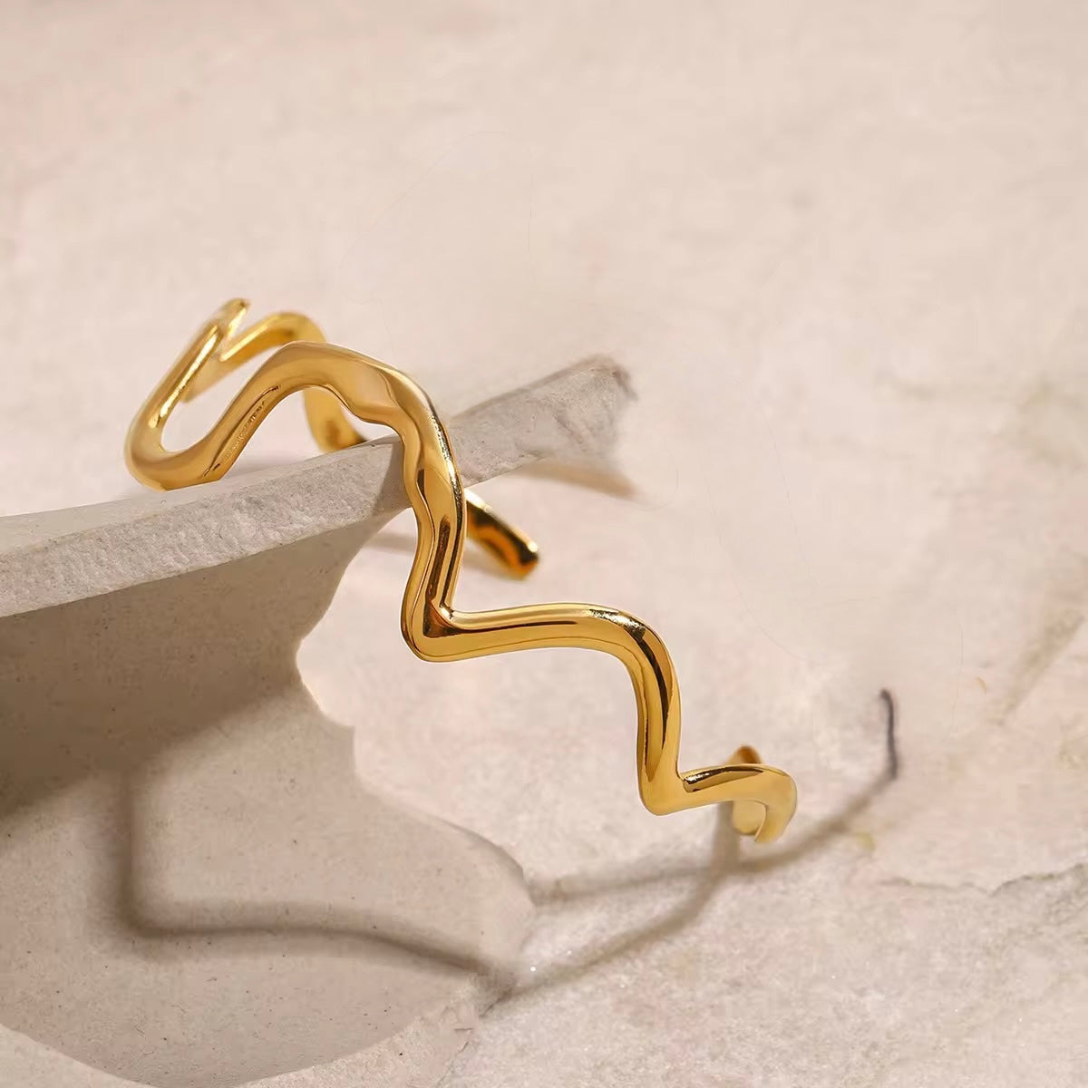 Malting Wave Cuff Bangles