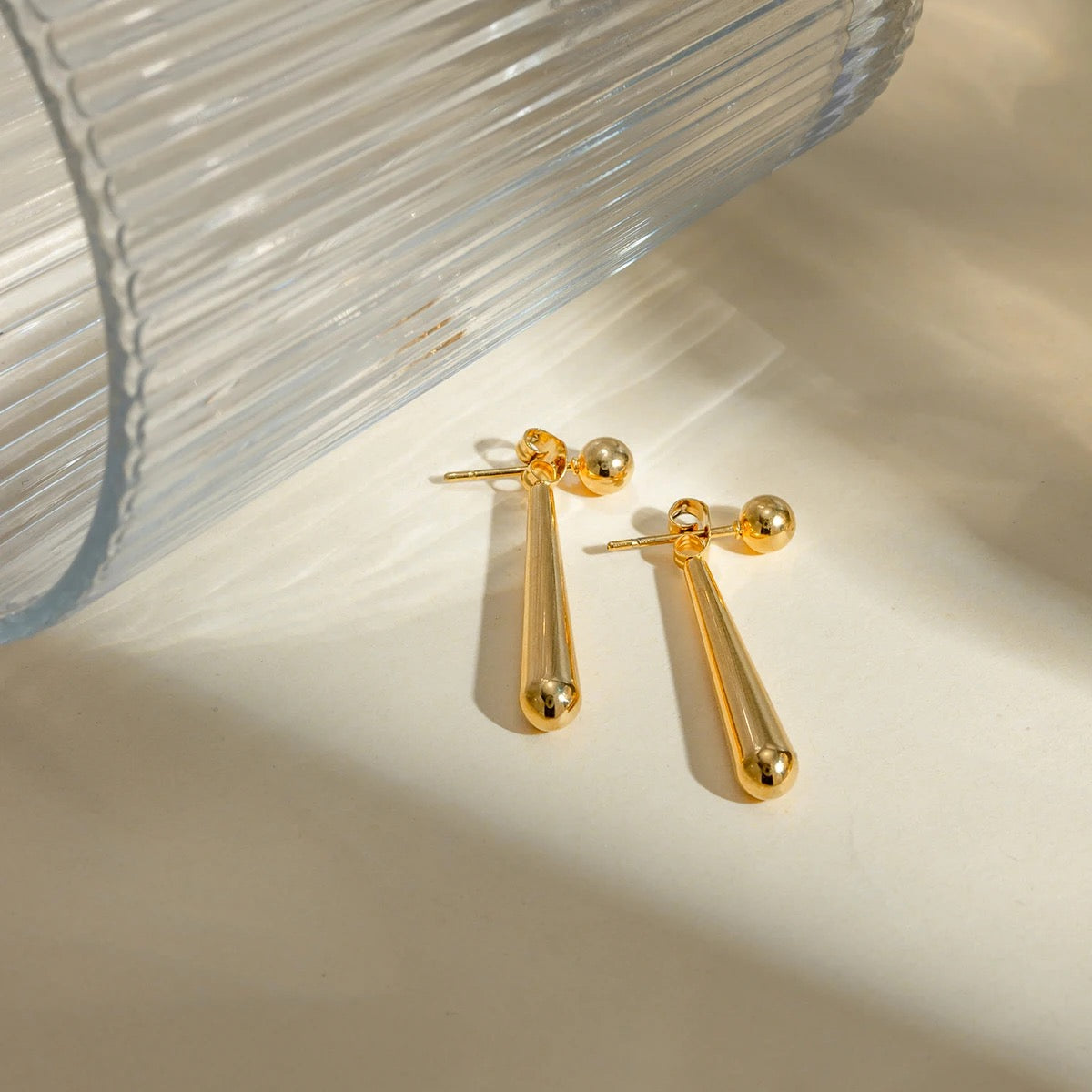 Water Drop Ball Earring