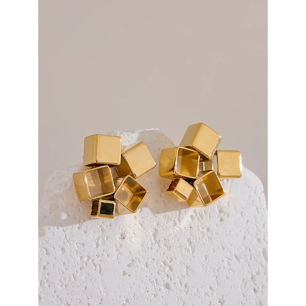 Geometric Stud Earring