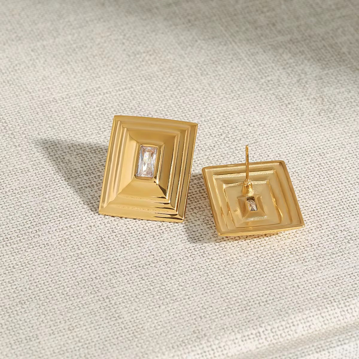 Gold Statement Earring