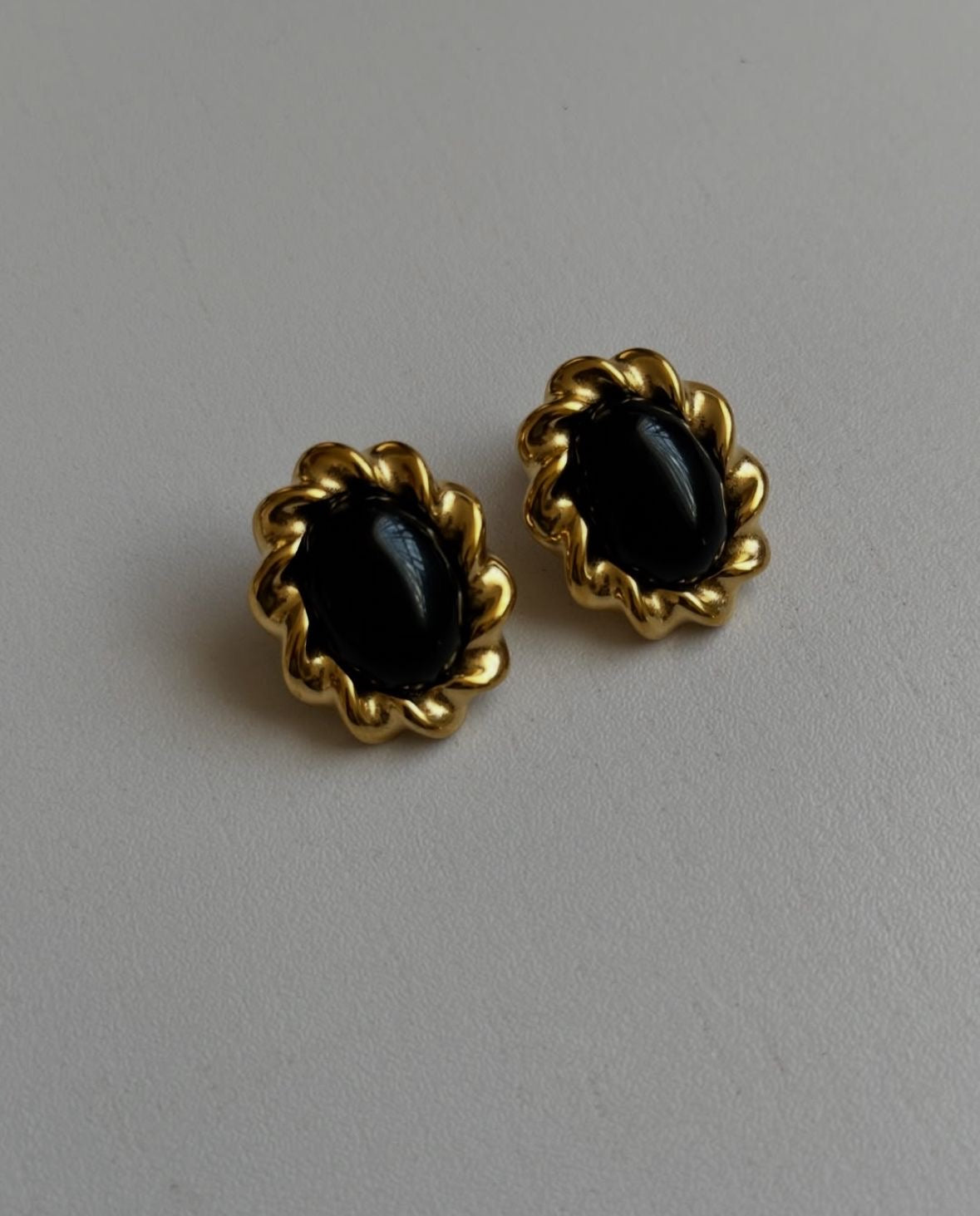 Iconic Black Vintage Earring