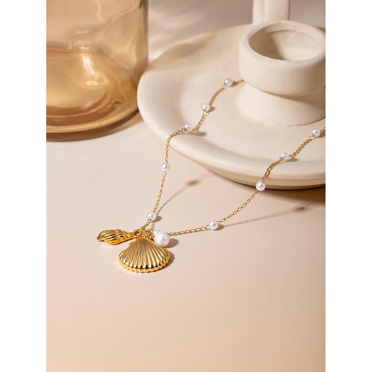Ocean Starfish Pearl Necklace