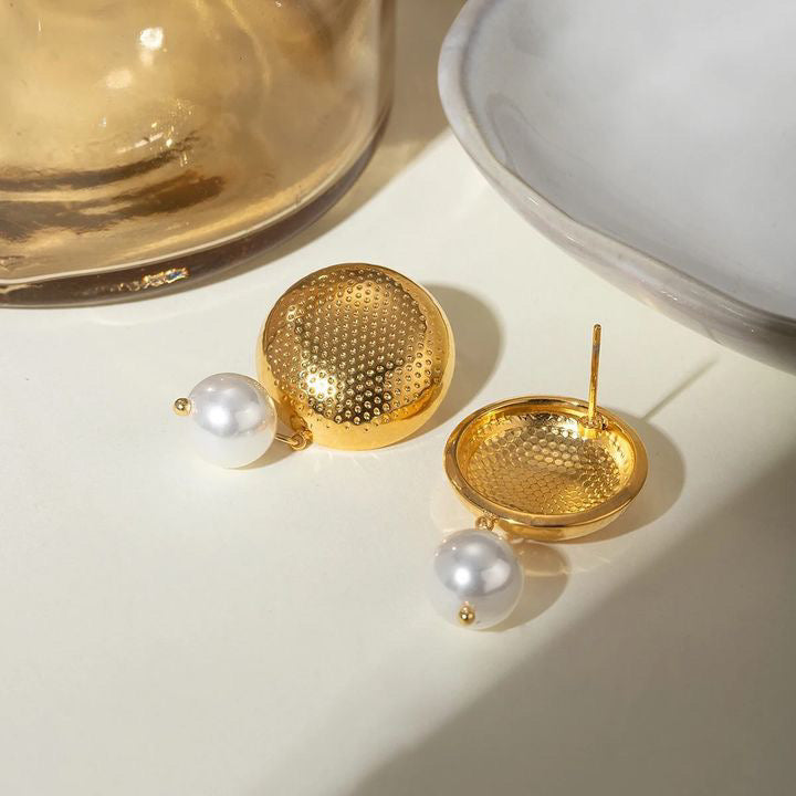 Litmus Textured Gold And White Pearl