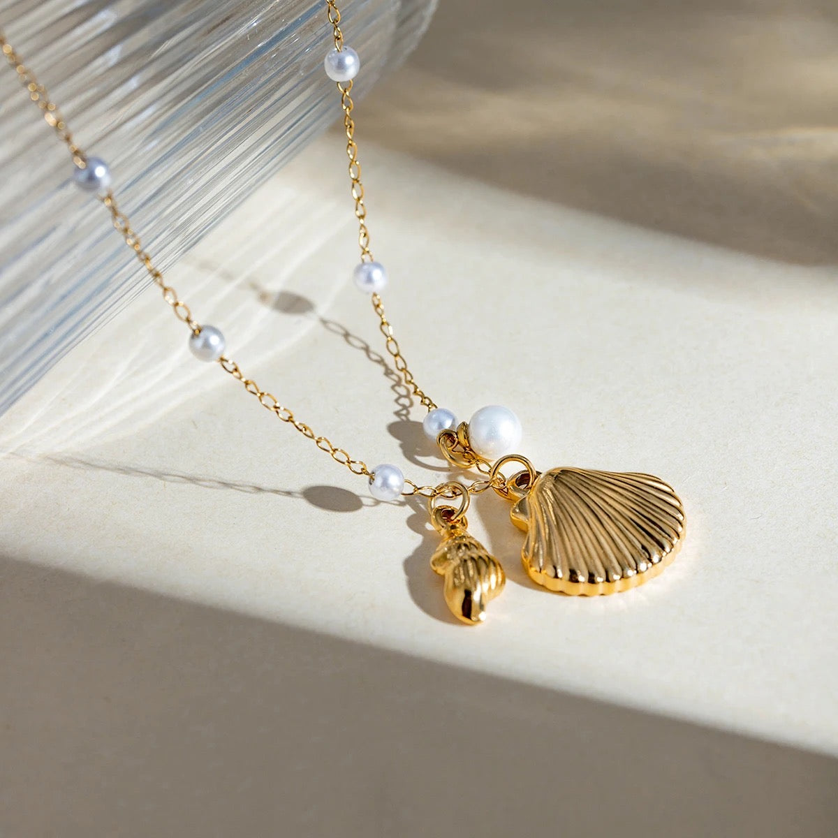 Ocean Starfish Pearl Necklace