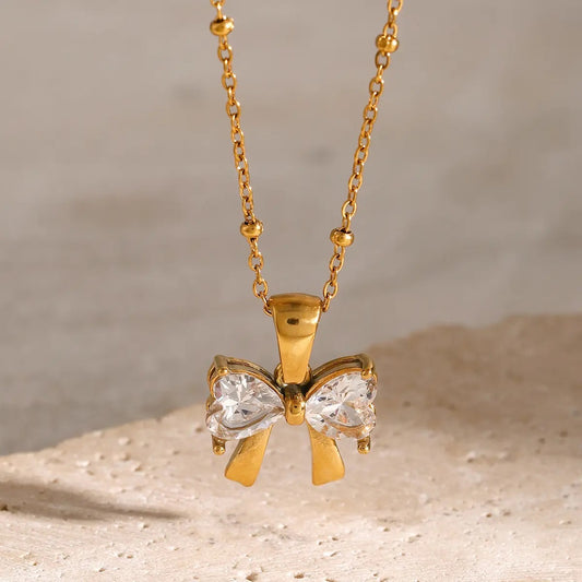 Crystal Knot Necklace