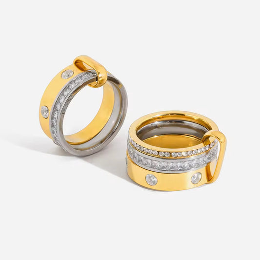 Zirconia Accents Multi Ring