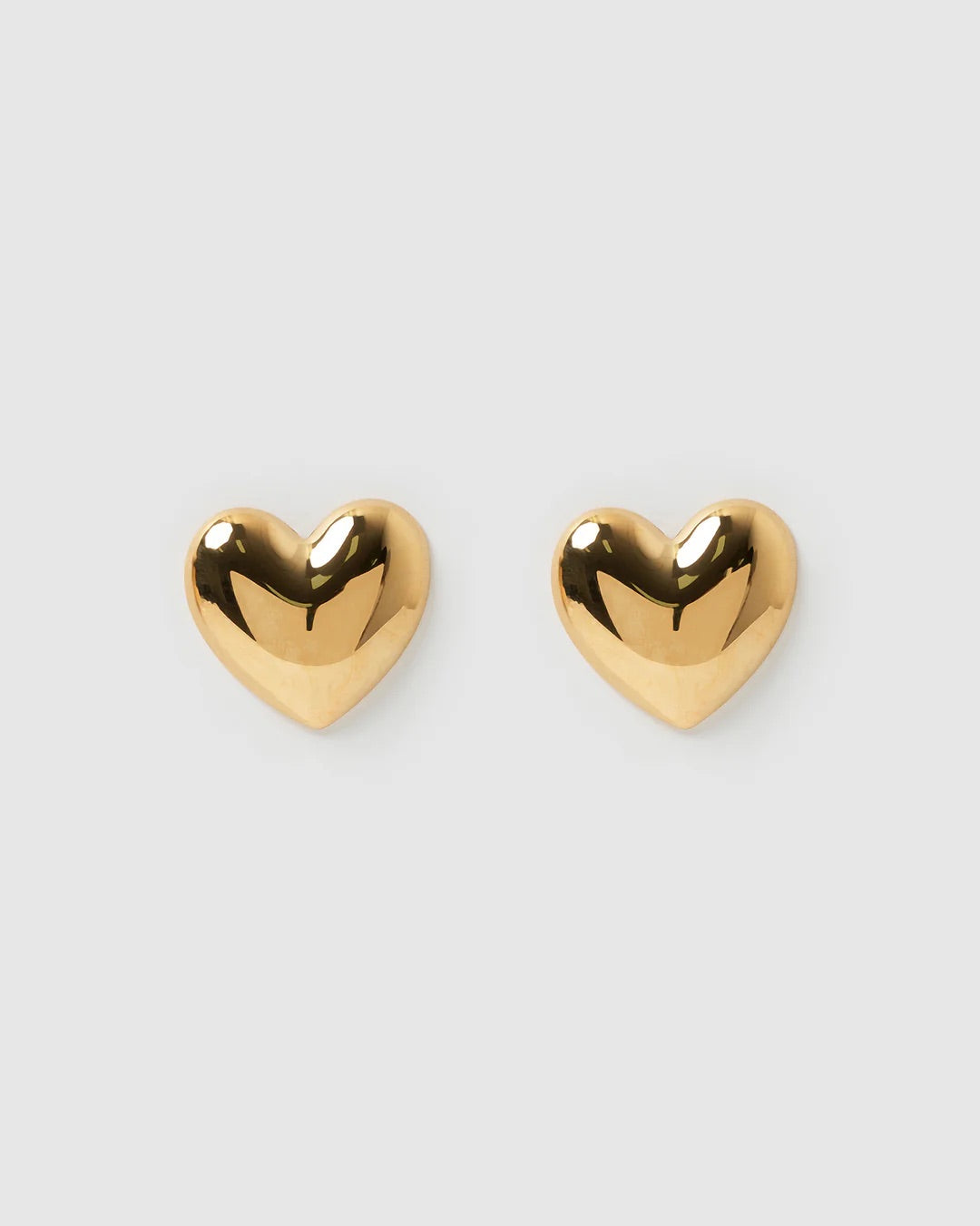 Big Heart Gold Studs