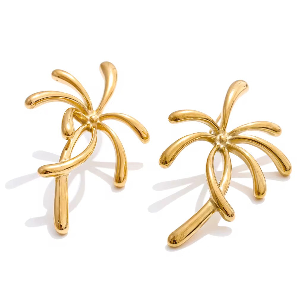 Palm Tree Earrings