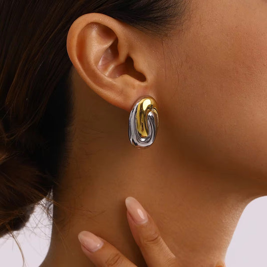 Sascha Gold/ Silver Earring