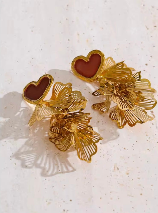 The Mystic Heart Earrings