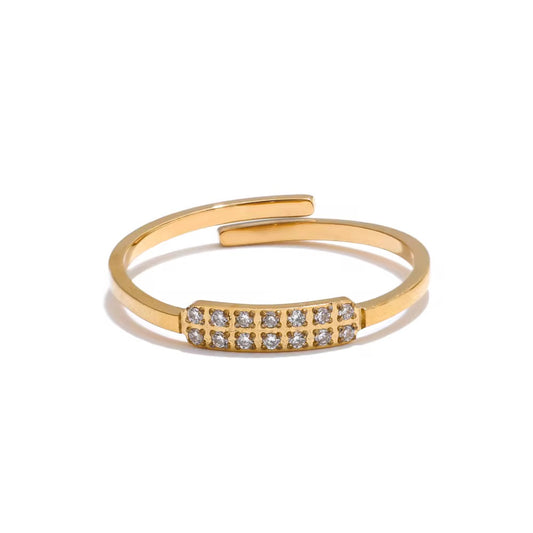 Amaryllis Diamonds Adjustable Ring