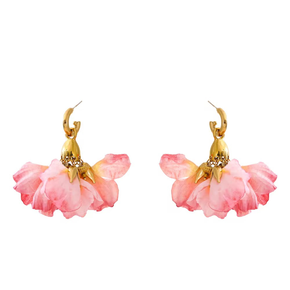 Floral Petal Earrings