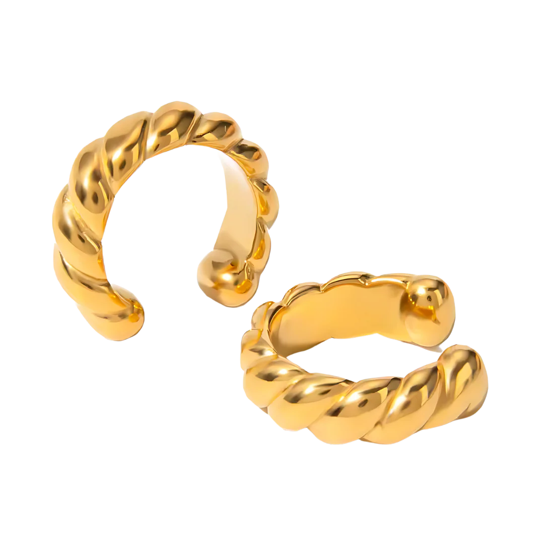 Twisted Gold Ear Cuff