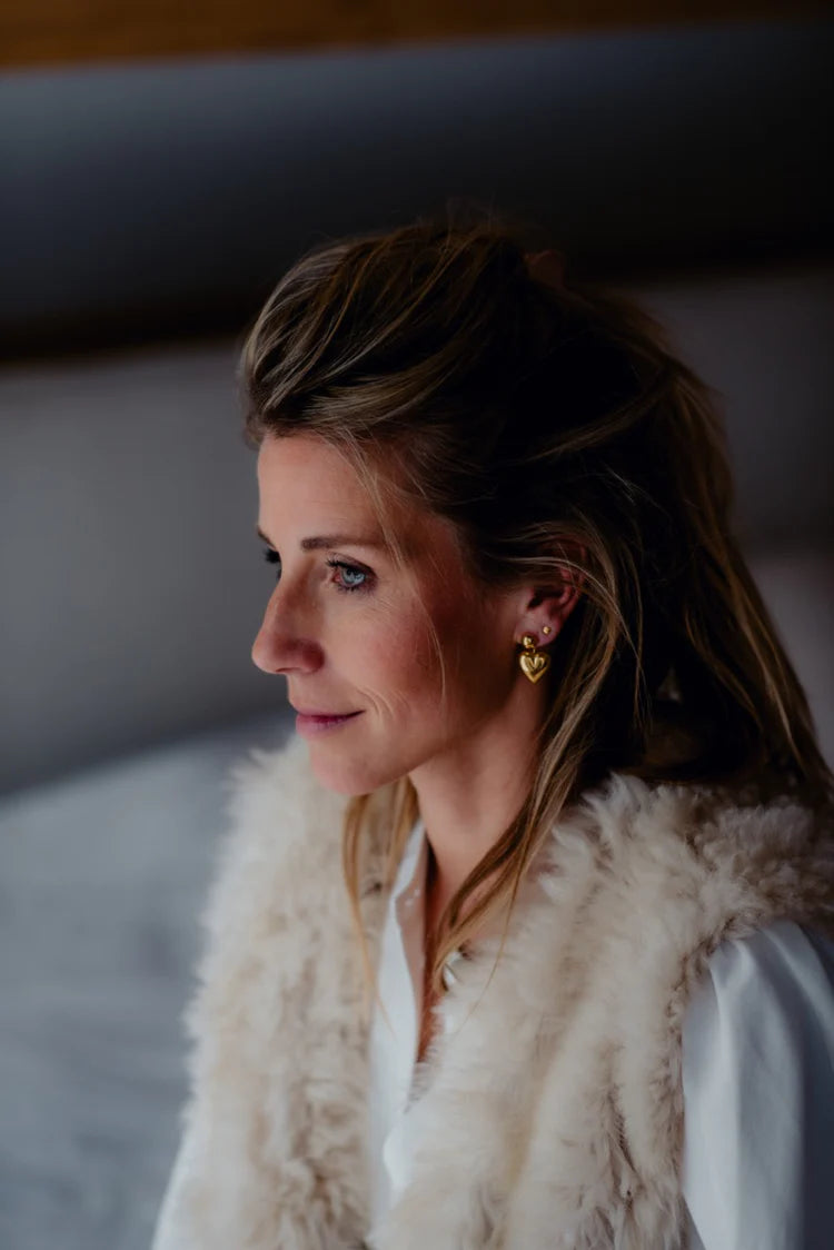 Ball Heart Earring