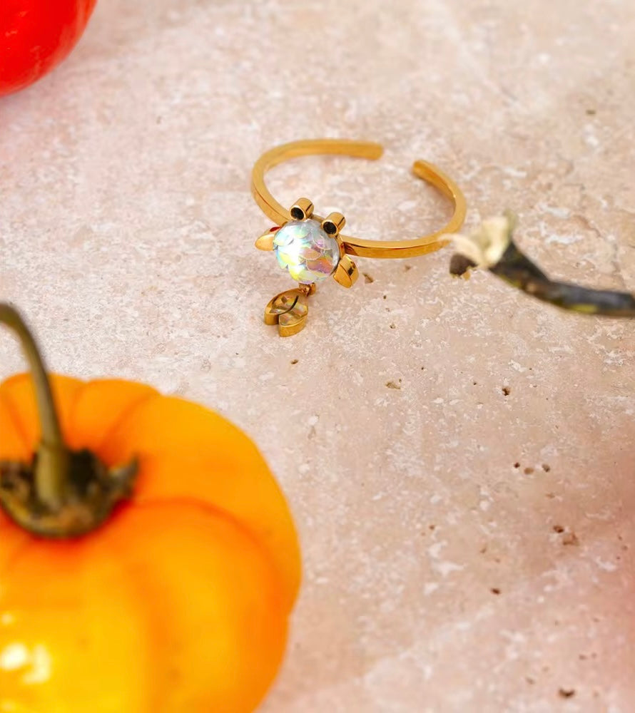 Dearm Color Owl Ring