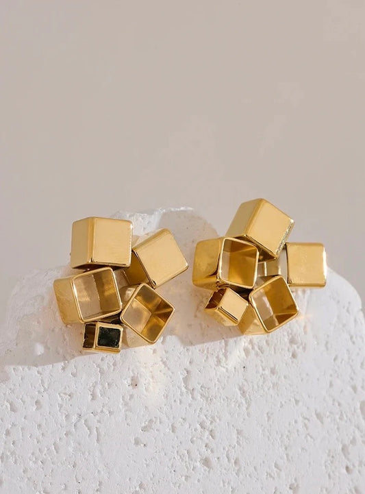 Geometric Stud Earring