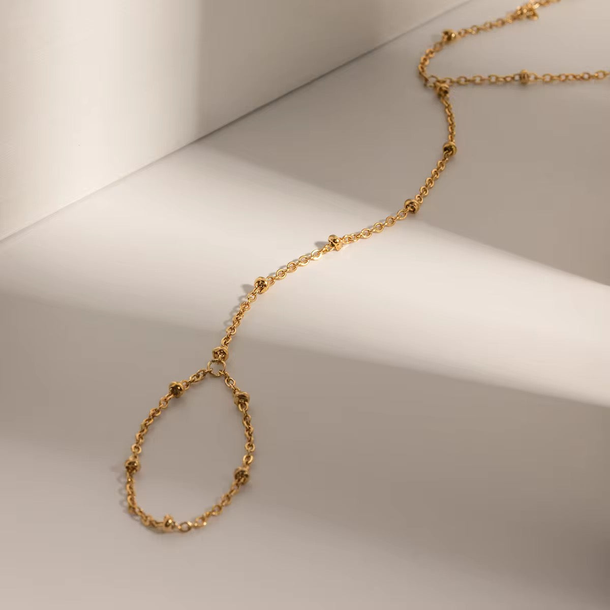 Bead Chain Ring Bracelet