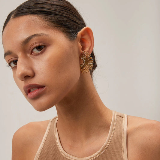 Boho Sun Flower Earrings