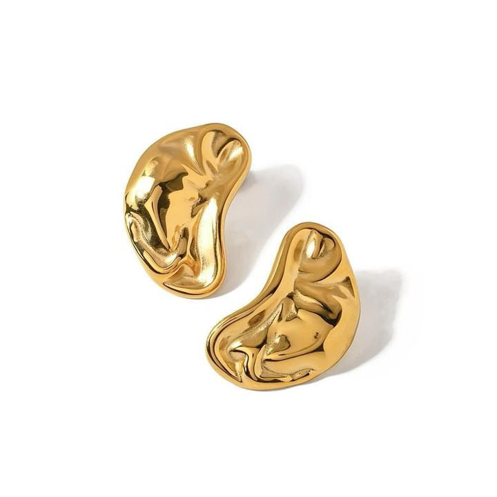 Bean Stud Earrings