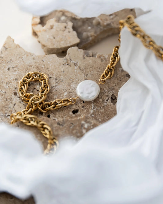 Ocean Pearl Pendant Necklace