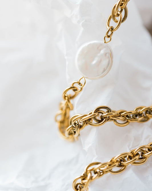 Ocean Pearl Pendant Necklace