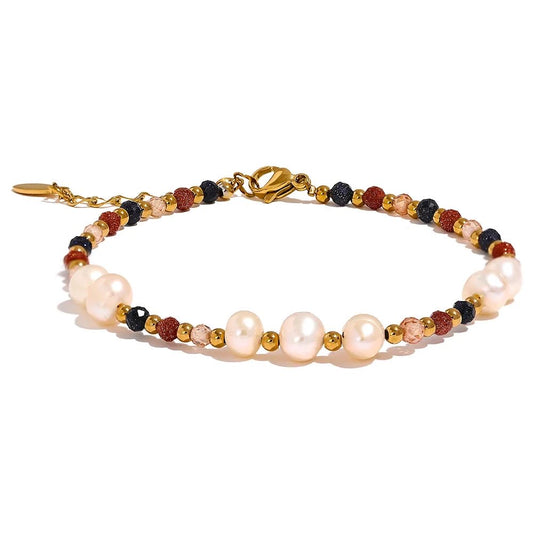 Litmus Pearl Bead  Bracelet